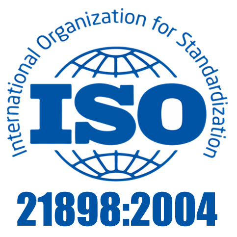 ISO 21898:2004 Certified