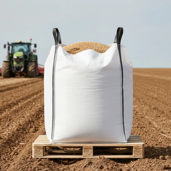 U-panel bag for agricultural bulk products